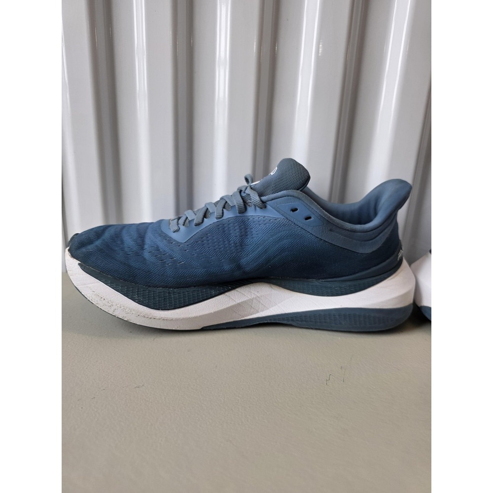 Topo Athletic Aura Shoes Mens Size 10.5 Blue White Cushioned Running Sneakers - Picture 2 of 10